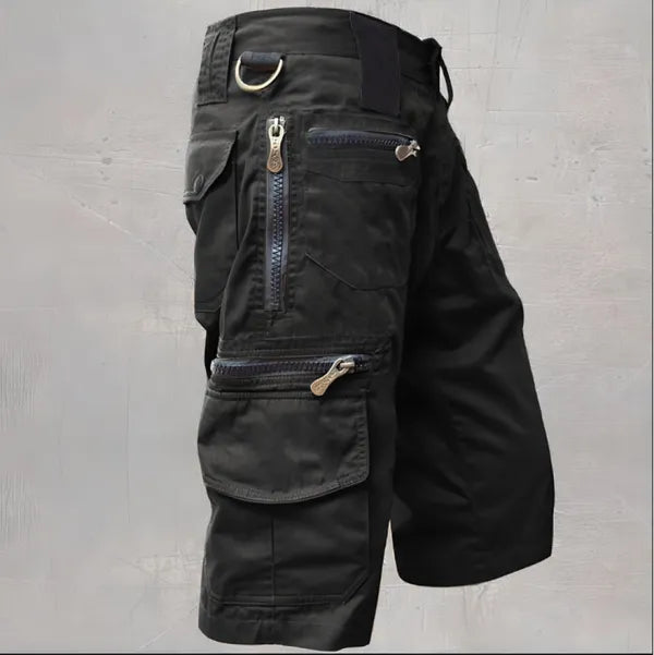 Men's Tactical Cargo Shorts – Bence - Black 2
