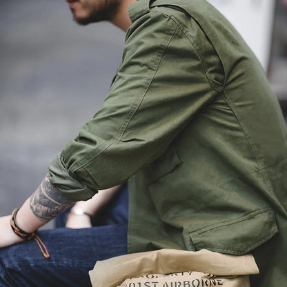 Premium Cotton Vintage Military Jacket