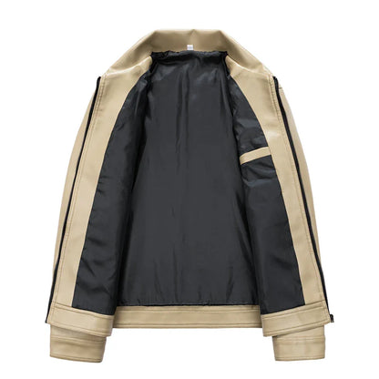 Aren Vegan Leather Jacket – Retro Tailored Fit