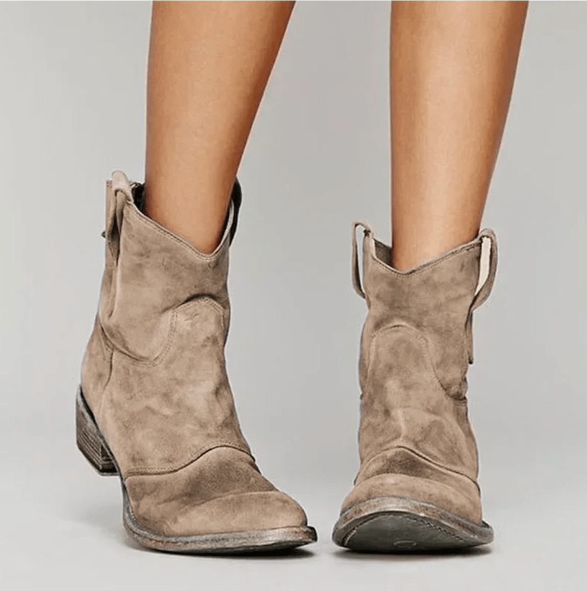 Adele suede boots in brown