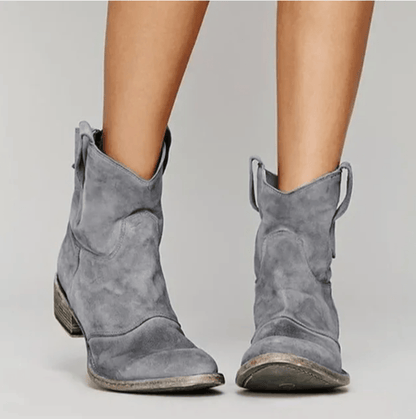 Adele suede boots in gray