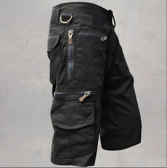 Men's Tactical Cargo Shorts – Bence - Black