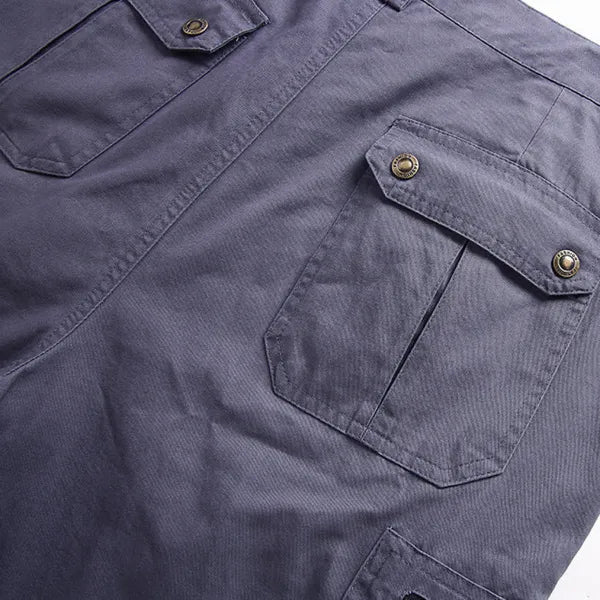 Men's Tactical Cargo Shorts – Bence - Gray 3