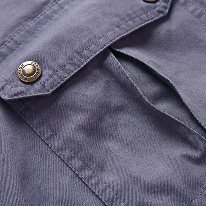Men's Tactical Cargo Shorts – Bence - Gray 7