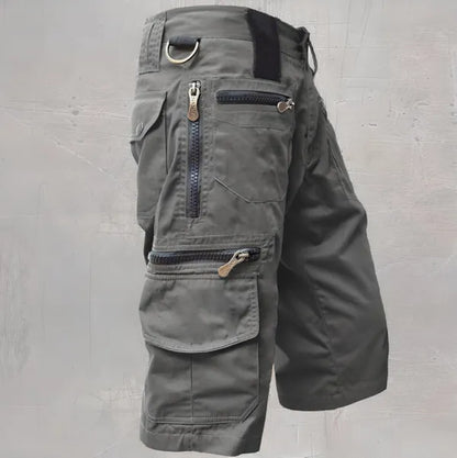 Men's Tactical Cargo Shorts – Bence - Gray