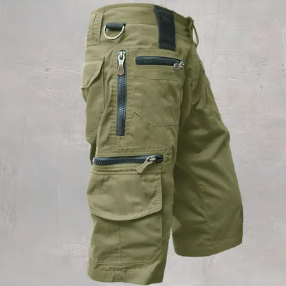 Men's Tactical Cargo Shorts – Bence - Green