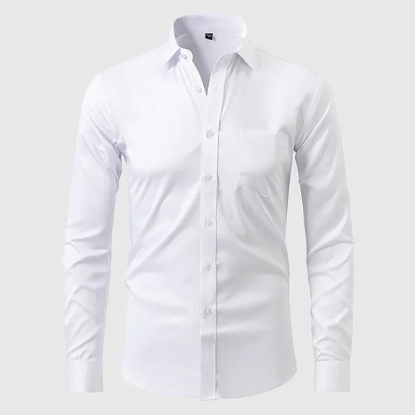 Men's Everyday Button-Up Shirt – Flavio - White