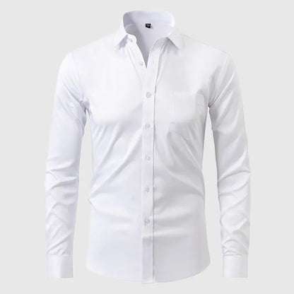 Men's Everyday Button-Up Shirt – Flavio - White