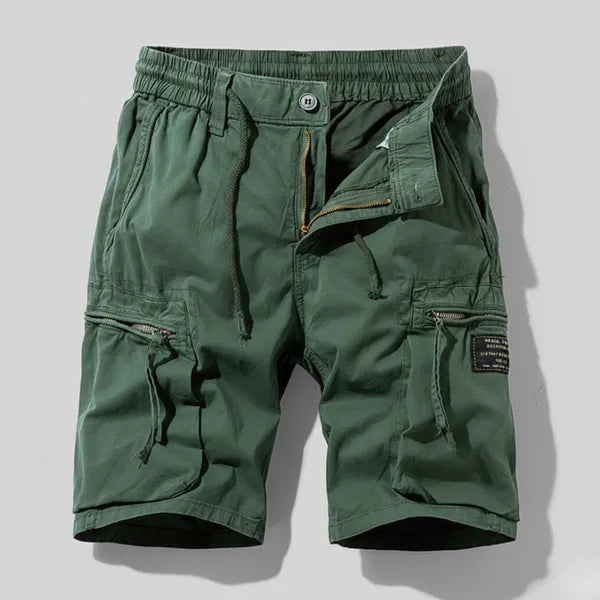 Men's Combat Work Cargo Shorts – Henrik - Army Green