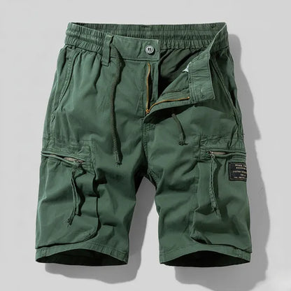 Men's Combat Work Cargo Shorts – Henrik - Army Green