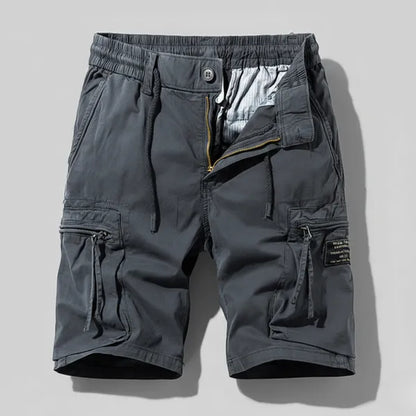 Men's Combat Work Cargo Shorts – Henrik - Gray