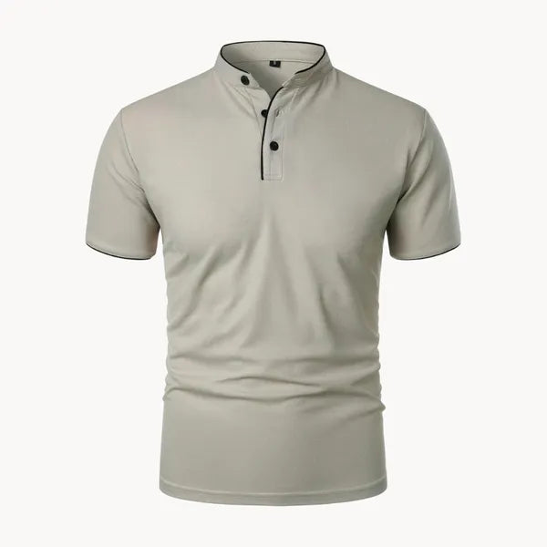 Men's Everyday Short Sleeve Polo Shirt – Ian - Gray