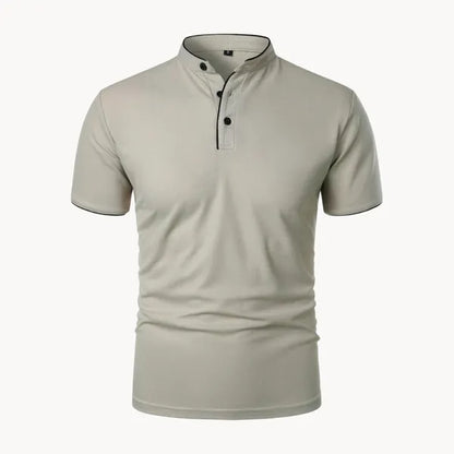 Men's Everyday Short Sleeve Polo Shirt – Ian - Gray