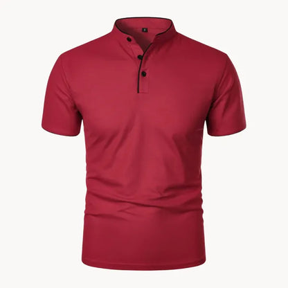 Men's Everyday Short Sleeve Polo Shirt – Ian - Red