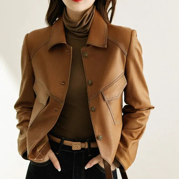 Romana Faux Leather Jacket - view 19