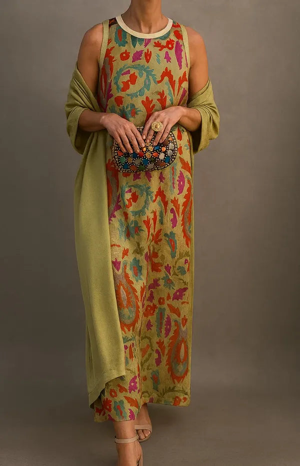 Ravenna Long Dress & Coat Matching Set - view 5