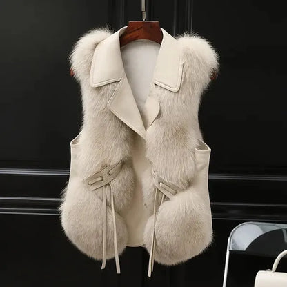 Lucia Faux Fur Vest - view 8