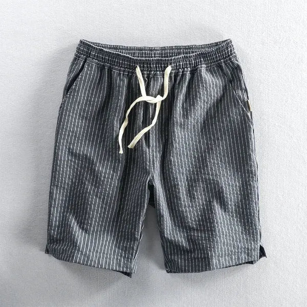 Men's Pinstripe Cotton Casual Summer Shorts - view 6