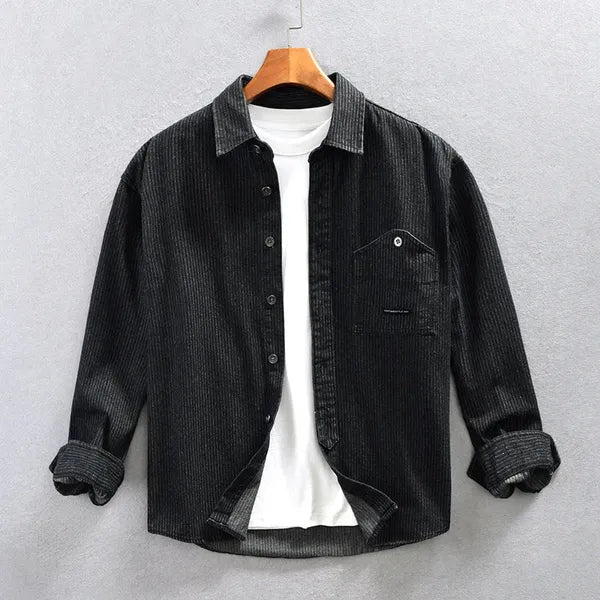 Brano Striped Denim Jacket – view 9