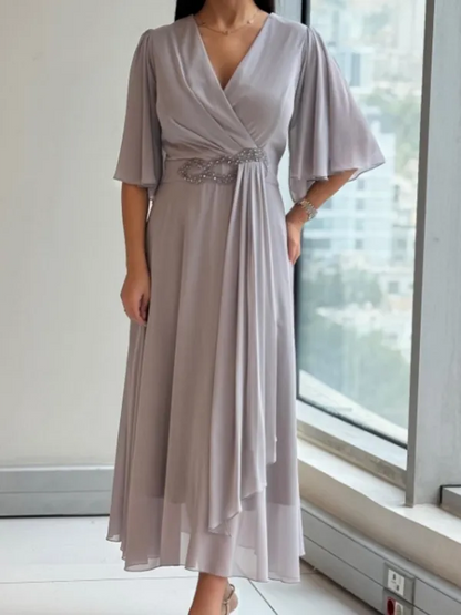 Savina V-Neck Maxi Dress - view 5
