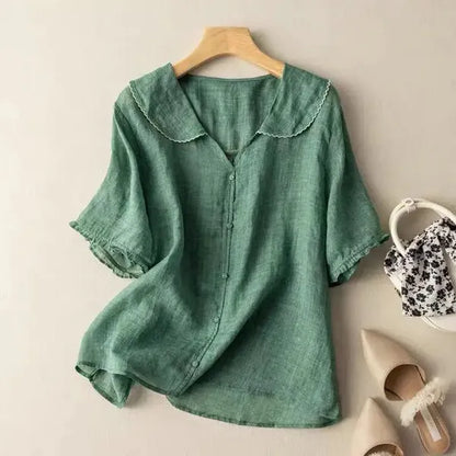 Tiara Linen Blouse - view 16