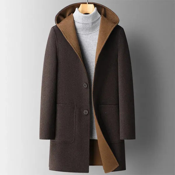 Wool Hooded Overcoat - view 7