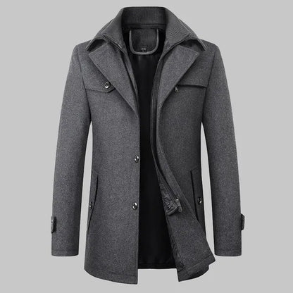 Lero Wool Blend Structured Jacket