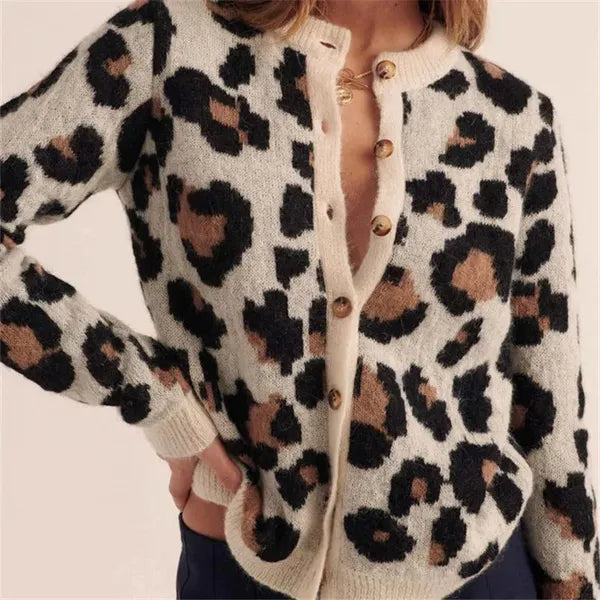 Ferocia Leopard Print Sweater - view 11