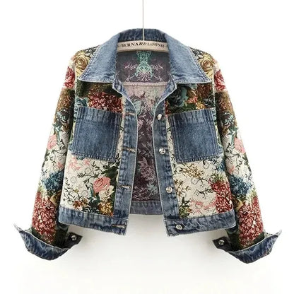Fiora Floral Denim Jacket