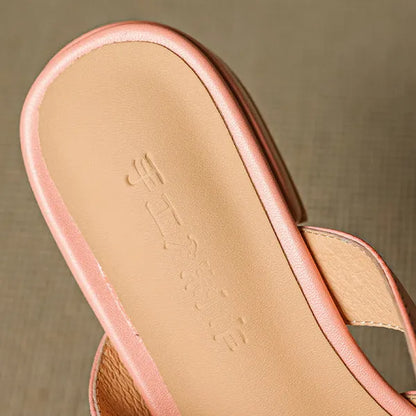 Roslyn Premium Leather T-Strap Mules - view 11