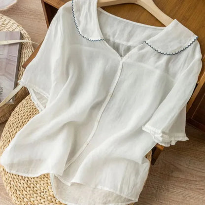 Tiara Linen Blouse - view 11