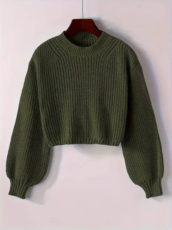Viona Crop Sweater - view 11