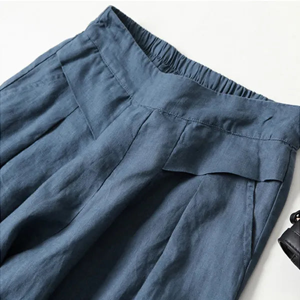 Bellamy High-Waist Wide-Leg Pants – Premium Comfort