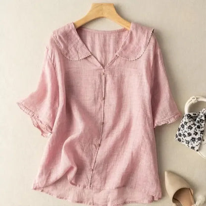 Tiara Linen Blouse - view 13