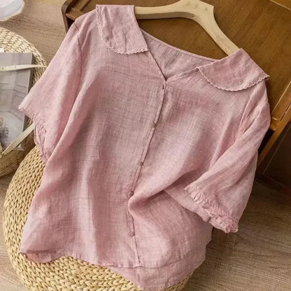 Tiara Linen Blouse - view 14