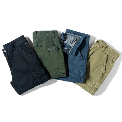 Arlo Premium Cotton Cargo Shorts – view 14