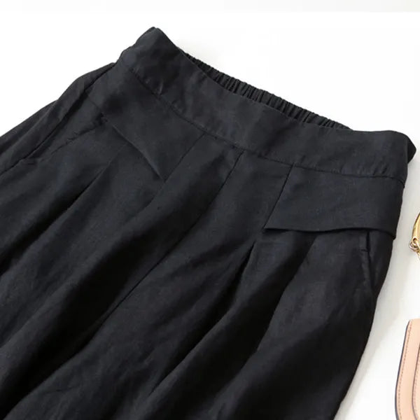 Bellamy High-Waist Wide-Leg Pants – Premium Comfort