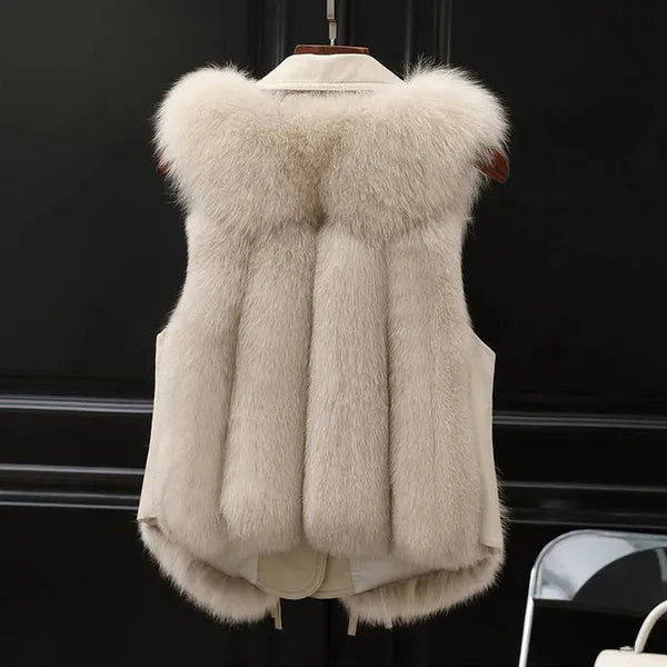 Lucia Faux Fur Vest - view 2