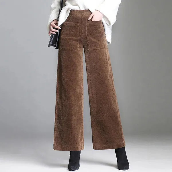 Rachael High-Waisted Corduroy Flare Pants - view 2