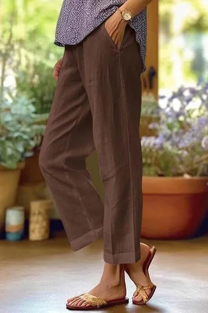 Solana Lightweight Straight-Leg Trousers for Men - view 2
