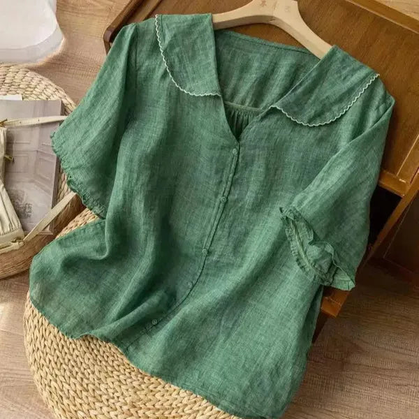 Tiara Linen Blouse - view 2