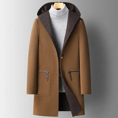 Wool Hooded Overcoat - view 2