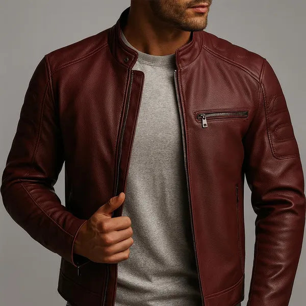 Arctis premium leather zipper jacket – view 2