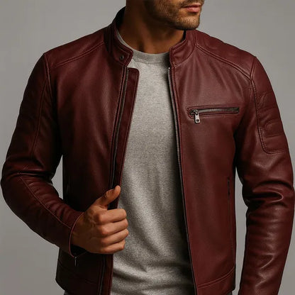 Arctis premium leather zipper jacket – view 2