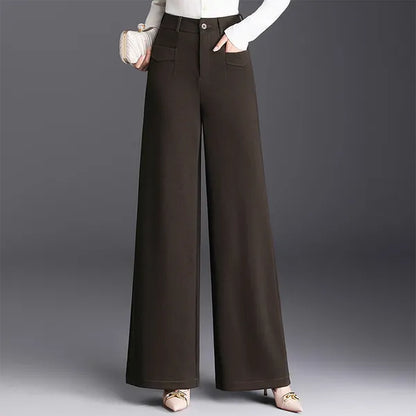 Amra high-waist wide-leg tailored trousers – view 2
