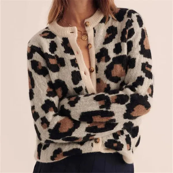 Ferocia Leopard Print Sweater - view 2