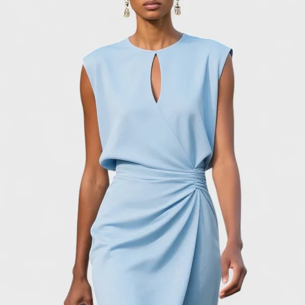 Mirev Fitted Midi Dress - view 2