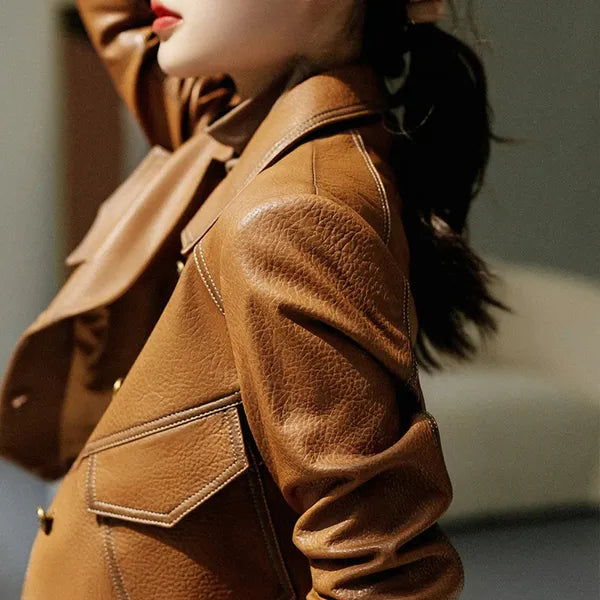 Romana Faux Leather Jacket - view 2