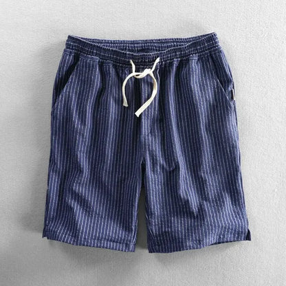 Men's Pinstripe Cotton Casual Summer Shorts - view 2