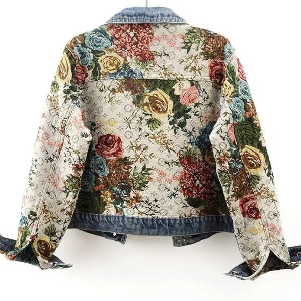 Fiora Floral Denim Jacket - view 2